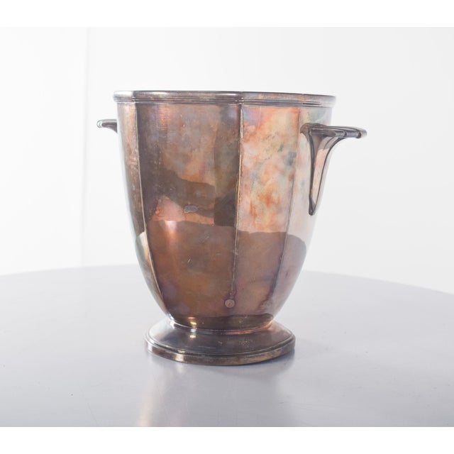 Antique Shell Ice Bucket in Silver, 1960s For Sale - Image 6 of 6