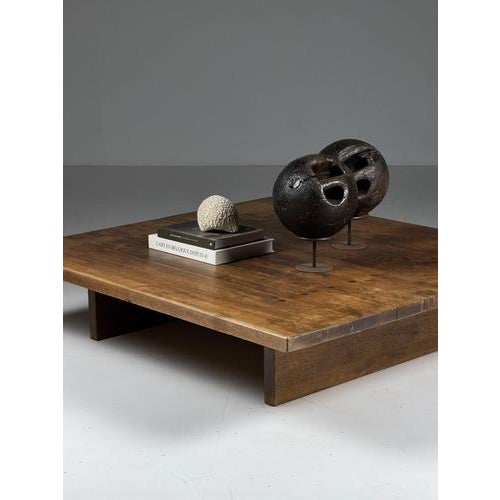 Large square coffee table. 140L x 129D x 30H cm