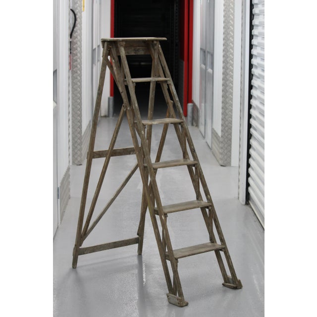 Foldable Step Ladder Rack, 1950s For Sale - Image 18 of 18