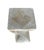 Organic Modern Hand-Carved Bleached Mahogany Pedestal Side Table For Sale In Tampa - Image 6 of 8