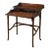 Vintage Campaign Writing Desk With Leather Blotter For Sale