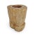 Vintage Javanese wood rice pounder bowl or vessel. Originally used to separate and pound grains. Beautiful signs of age...