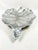 Late 20th Century Vintage Sculptural Silver Pewter Leaf Platter For Sale - Image 5 of 9