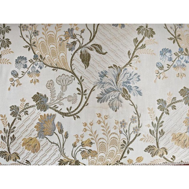 Antique Edwardian Marquetry Inlaid Two-Seater Settee in Mahogany, 1890s For Sale - Image 11 of 12