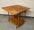 Heywood-Wakefield Heywood-Wakefield Birch Rattan Drop Leaf Bar Serving Cart For Sale - Image 4 of 9