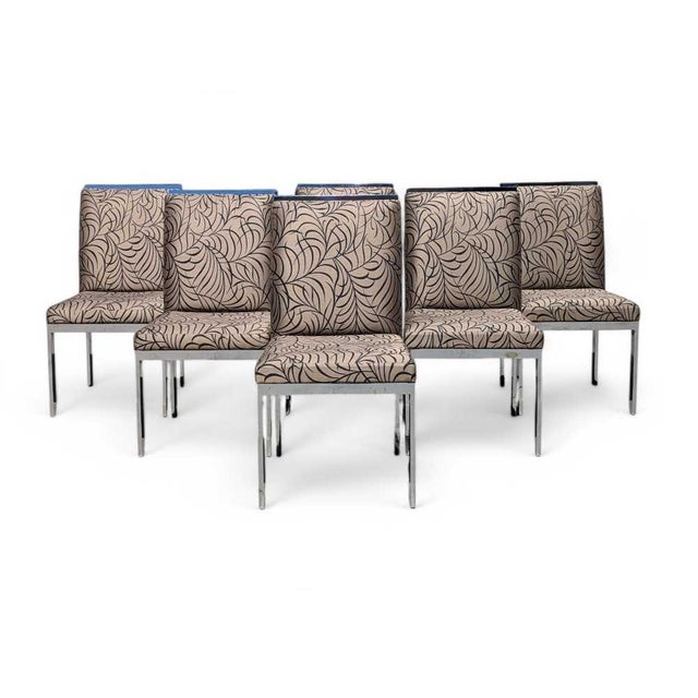 Metal Vintage Dia Chrome Dining Chairs, Set of Six, Mid-Century For Sale - Image 7 of 18