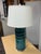 Coastal Oceanic Blue Tall Table Lamp For Sale - Image 3 of 12