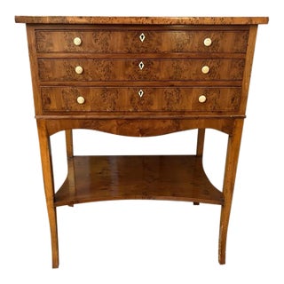 Vintage Biedermeier Side Table For Sale