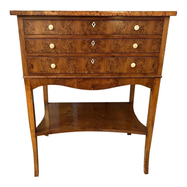 Vintage Biedermeier Side Table For Sale
