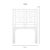 Modern Chippendale Platform Bed Twin Extra Long - Natural For Sale - Image 3 of 10