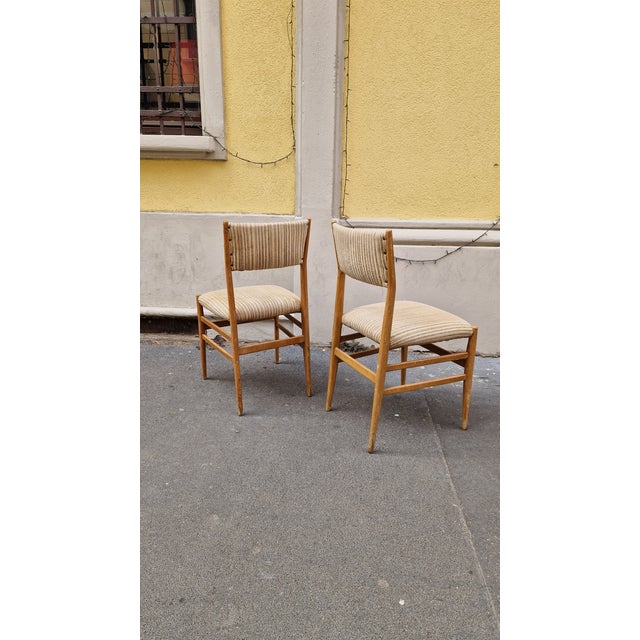 Vintage Chairs by Gio Ponti for Cassina, 1950s, Set of 2 For Sale - Image 11 of 16