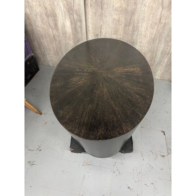Wood Late 20th Century Oval Coffe Table For Sale - Image 7 of 11