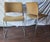 Chestnut 1970s Vintage David Rowland for Gf Business Equipment 40/4 Upholstered Chairs - A Pair For Sale - Image 8 of 16