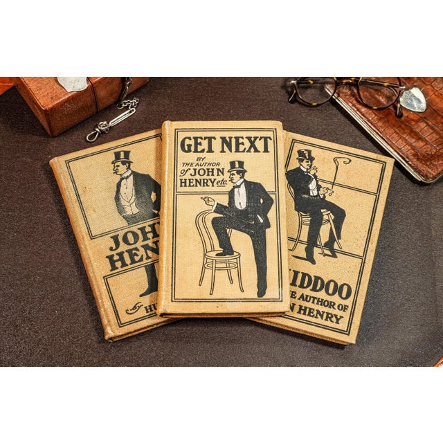 Neat Collection of First Edition John Henry Series by Hugh McHugh Antique Books Men's Fashion Society For Sale - Image 9 of 10