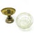 Early 20th Century Art Nouveau Pendant Lamp in Brass and Glass, Austria-Hungary For Sale - Image 6 of 9