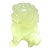 Vintage Hand-Carved Translucent Celadon Jade Female Guardian Lion (Foo Dog) For Sale