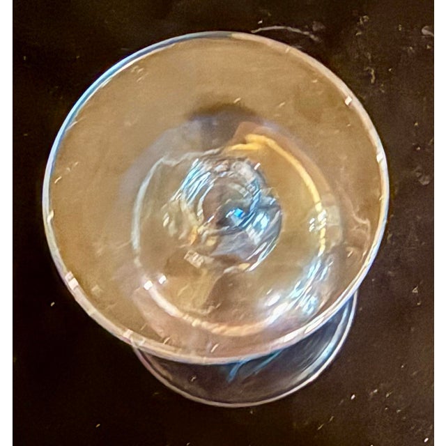 Glass 1950s Fostoria Jamestown Blue Goblets - 14 pcs For Sale - Image 7 of 12