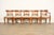 An outstanding set of five Regency or Neoclassical style Klismos dining chairs By Kindel Furniture USA, Circa 1980s Solid...