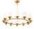 Scandinavian Modern Hanging Lamp in Brass and Opaline Glass by Hans Bergström, 1940s For Sale