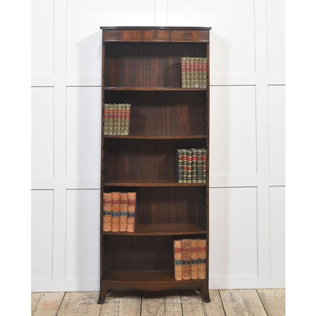 Mahogany Inlaid Open Bookcase, 1890s For Sale - Image 13 of 13
