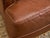 Mid 20th Century Traditional Leather Bergère Armchair With Nailhead Trim For Sale - Image 9 of 12
