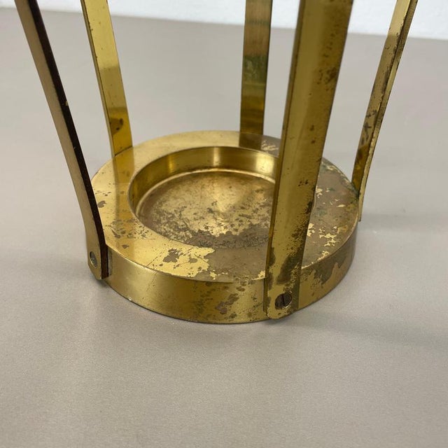 Hollywood Regency Brass Umbrella Stand, Italy, 1970s For Sale - Image 15 of 18