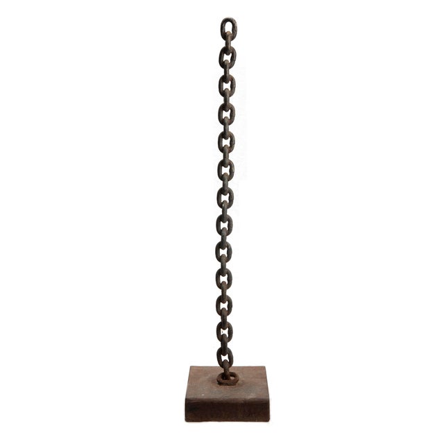 Vintage MCM Brutalist Chain Sculpture For Sale In Los Angeles - Image 6 of 9
