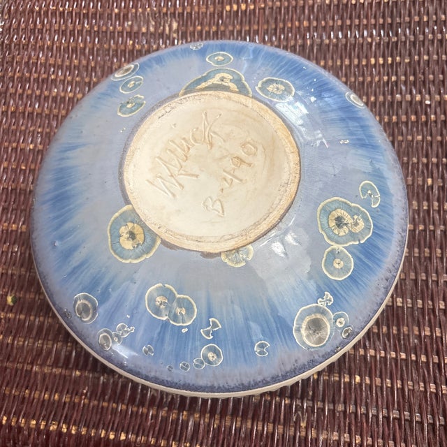 American Crystalline Studio Pottery Bowl For Sale - Image 3 of 4