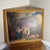 1970s Vintage Old Style Oil Painting Nude Figurative Mythological Scene Gilt Frame For Sale - Image 5 of 11