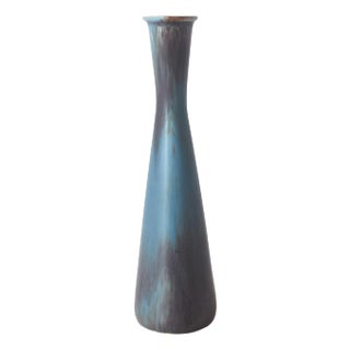 Triangular Shaped Stoneware Vase by Gunnar Nylund For Sale