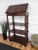 Italian Carved Walnut Wood Three Shelves, 1950s For Sale - Image 9 of 10