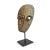 Antique Old Bronze Mask on Stand For Sale - Image 4 of 10