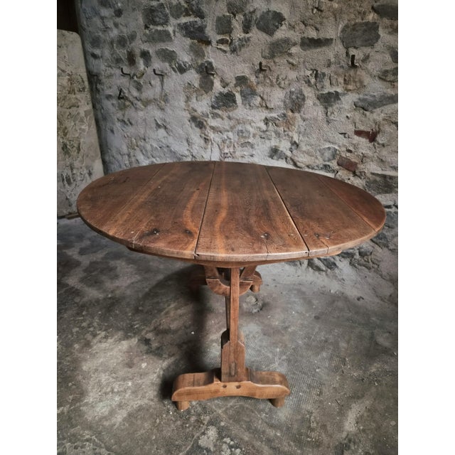Antique Oak Wine Table, Burgundy, France, 1830 For Sale - Image 12 of 18