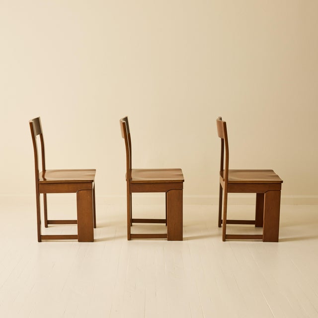 1970s Italian Modernist Dining Chairs, Set of 6, 1970s For Sale - Image 5 of 10