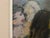 Bruno Paoli "Withdrawal" Original Italian Modern Figurative Portrait, 20th Century Florence Italy Fine Art Painting, Oil on Board, 27.5x23.5" For Sale - Image 4 of 8