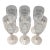 Late 20th Century Waterford Champagne Glasses Set of 6 For Sale