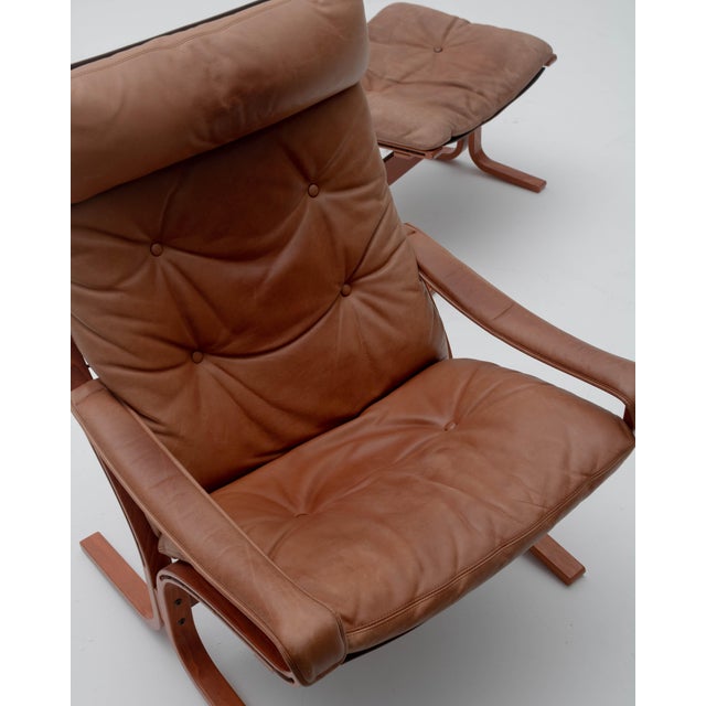 Siesta Chairs and Ottoman by Ingmar Relling for Westnofa, 1960s, Set of 3 For Sale - Image 12 of 14