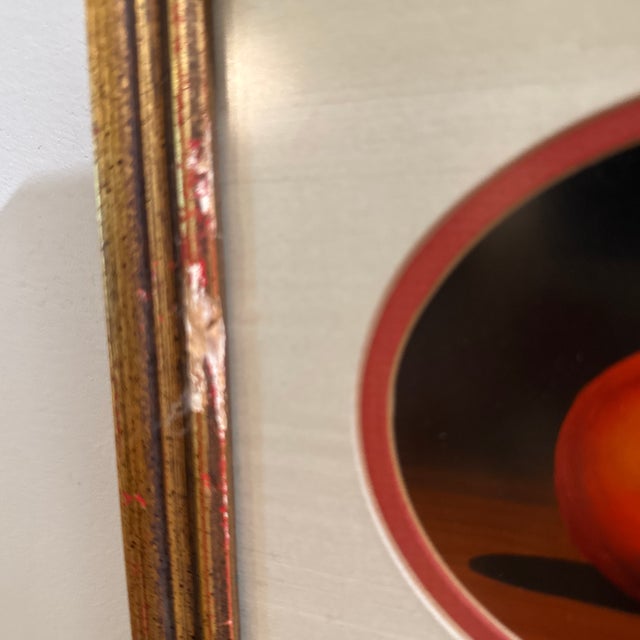 Linen Vintage Gallery Prints Ltd. Framed Still Life Set – Fruit & Vegetables – Set of 4 Unsigned / Unknown Artist For Sale - Image 8 of 11