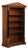 Baker French Empire Style Tall Open Cherry Bookcase For Sale