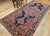 19th Century Persian Farahan Gallery Rug, Hand-Knotted Wool, Geometric Pattern, Red & Navy, 5x10 For Sale - Image 9 of 17