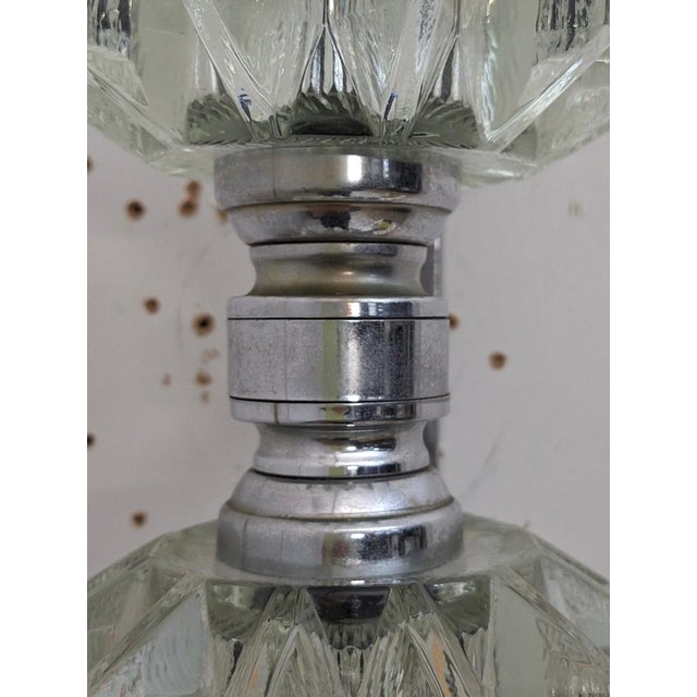 Murano Glass and Brass n.2 Wall Lamps, Italy, 1930s, Set of 2 For Sale - Image 9 of 10