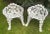Mid 20th Century Exquisite Wrought Iron Victorian Style Grape Vine Leaf Settee, 2 Chairs and Table, 4 Pieces Excellent "Mint" Condition.. For Sale - Image 4 of 12
