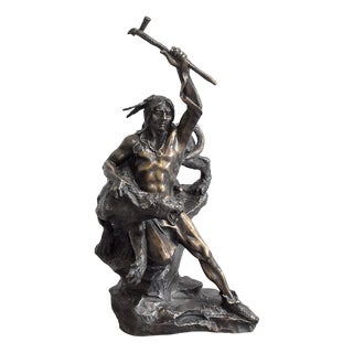 Bronze of a Warrior, 1970s For Sale