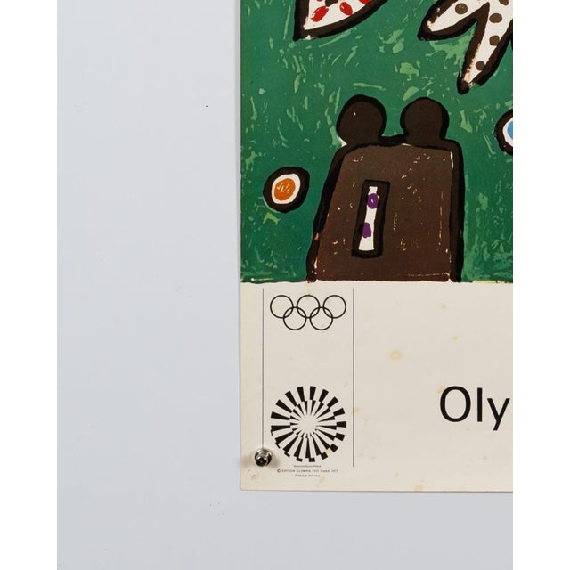 1970s Munich 1972 Olympic Games Olympic Poster by Alan Davie For Sale - Image 5 of 9