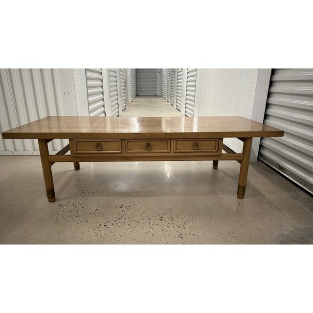 Vintage, antique mid-century modern American of Martinsville coffee / console table. This belonged to my mother and it is...