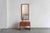 Large mirror, designed and produced by Vildbjerg Mobelfabrik, Denmark during the 1960’s. This teak piece with elaborate...