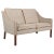 Tan Vintage Danish 2-Seater Sofa by Børge Mogensen for Fredericia For Sale - Image 8 of 8