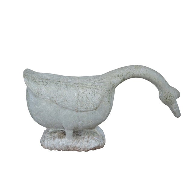 Italian Antique Italian Carved Stone Bird Garden Sculpture For Sale - Image 3 of 10
