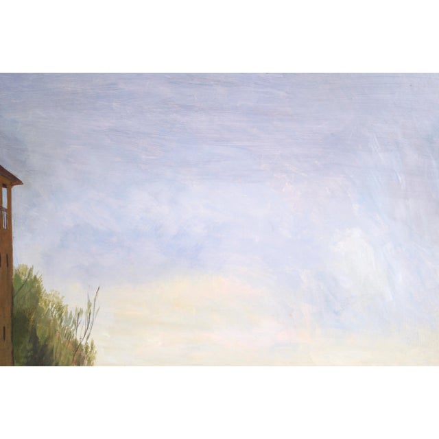 1990s Farm by the Canal - Landscape For Sale - Image 5 of 7