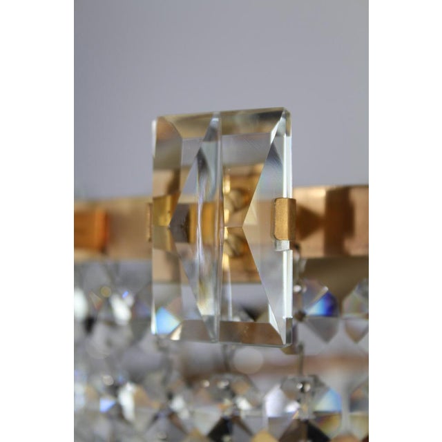 Chandelier With Swarovski Crystals, 1960s For Sale - Image 13 of 16